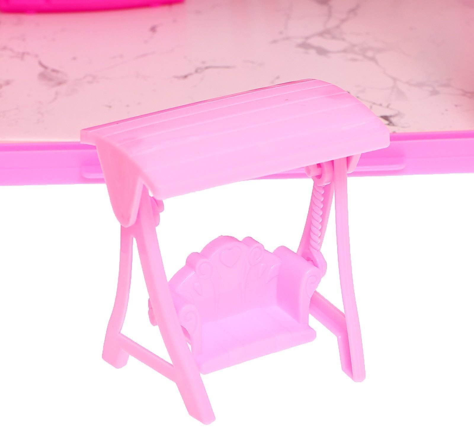 Кукольный домик «Яркая мечта», с аксессуарами