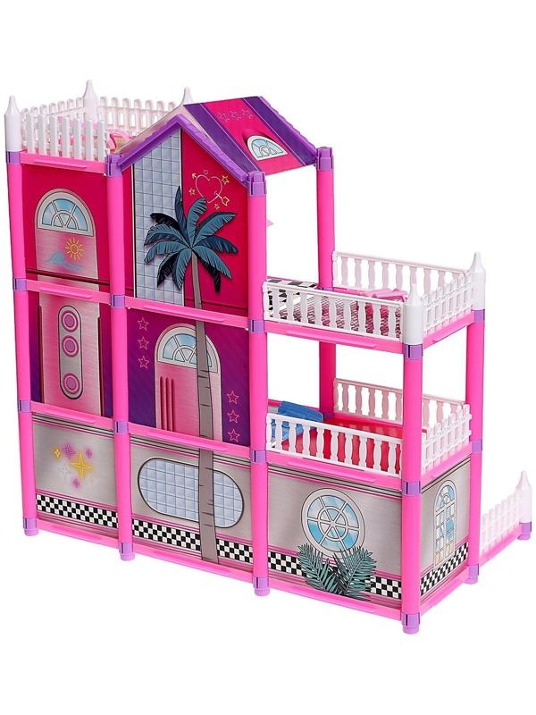 Кукольный домик «Яркая мечта», с аксессуарами