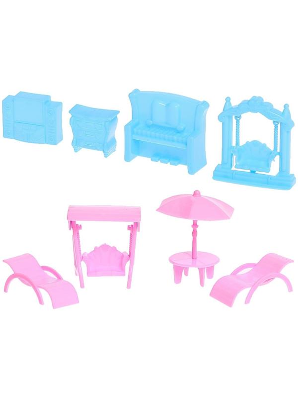 Кукольный домик «Яркая мечта», с аксессуарами