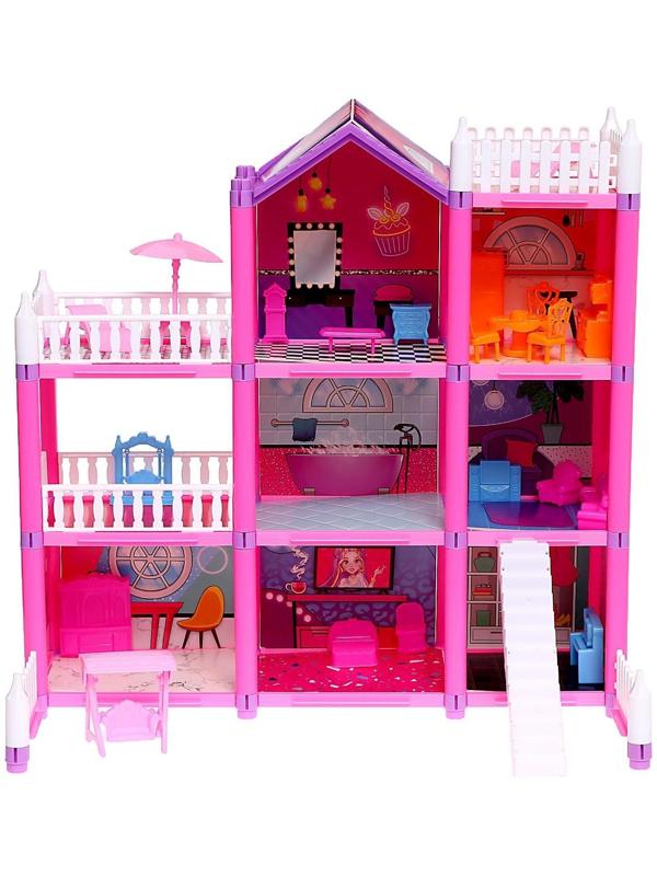 Кукольный домик «Яркая мечта», с аксессуарами