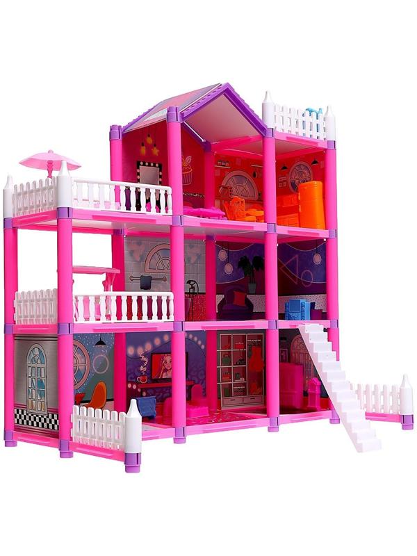 Кукольный домик «Яркая мечта», с аксессуарами