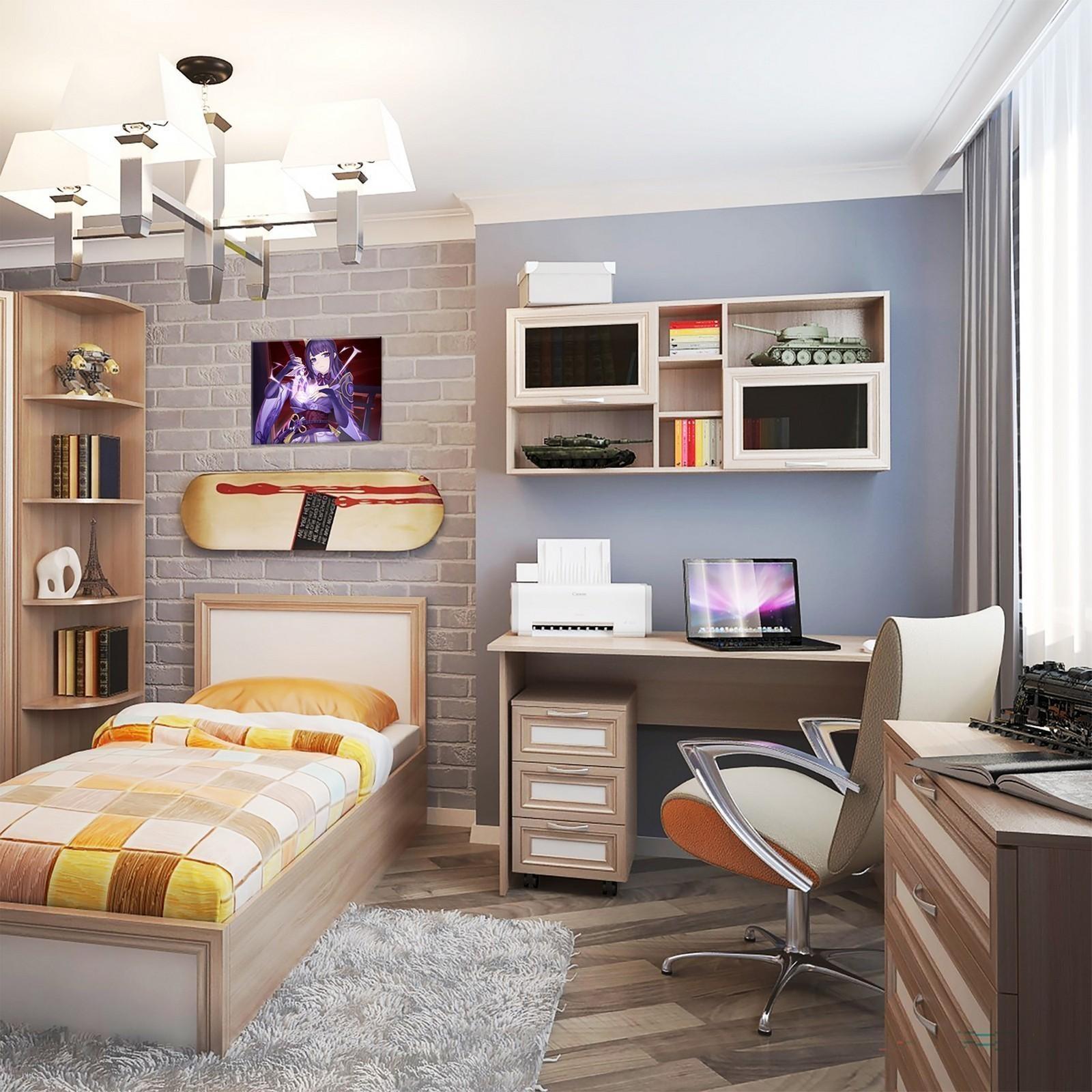 Картина по номерам 30 × 40 см «Геншин» «Баал» 20 цветов