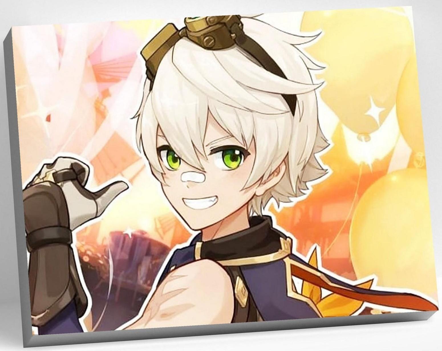 Картина по номерам 30 × 40 см «Геншин» «Беннет» 22 цвета