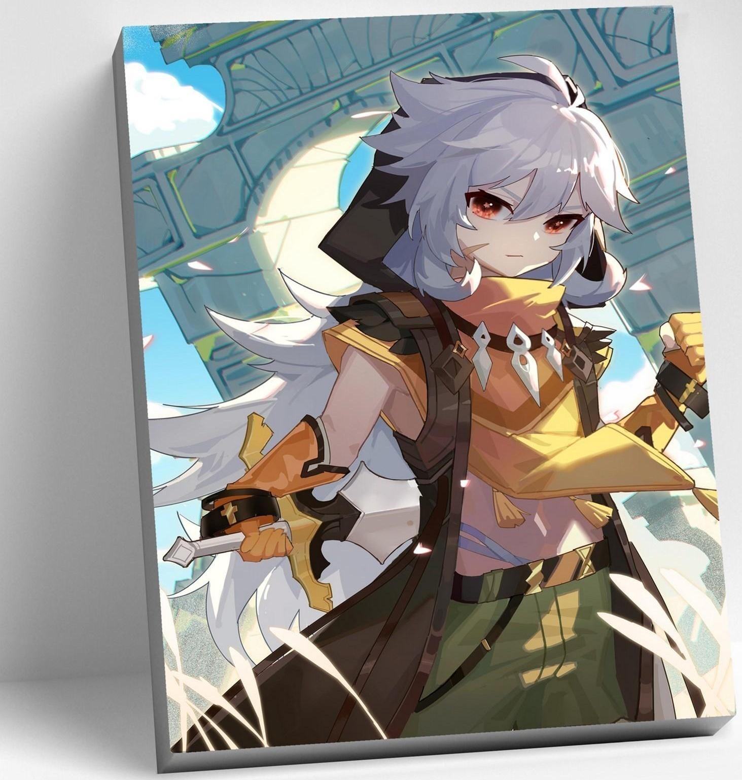 Картина по номерам 30 × 40 см «Геншин» «Рэйзор» 33 цвета