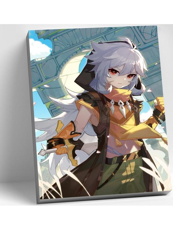 Картина по номерам 30 × 40 см «Геншин» «Рэйзор» 33 цвета