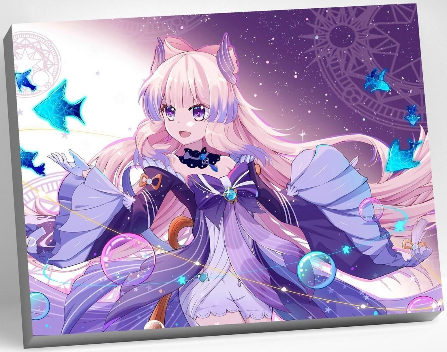 Картина по номерам 30 × 40 см «Геншин» «Кокоми» 23 цвета