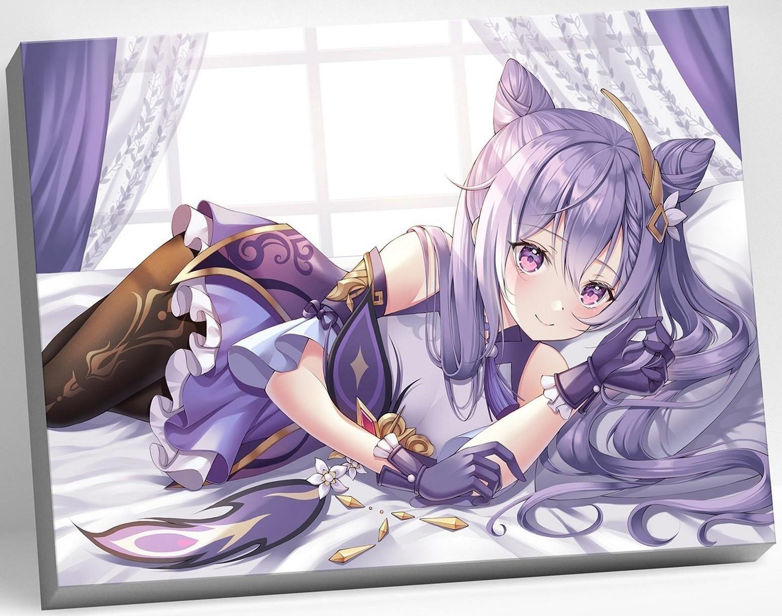 Картина по номерам 30 × 40 см «Геншин» «Кэ Цин» 21 цвет