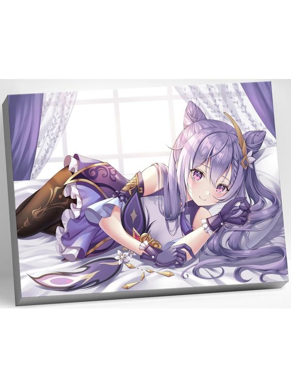 Картина по номерам 30 × 40 см «Геншин» «Кэ Цин» 21 цвет