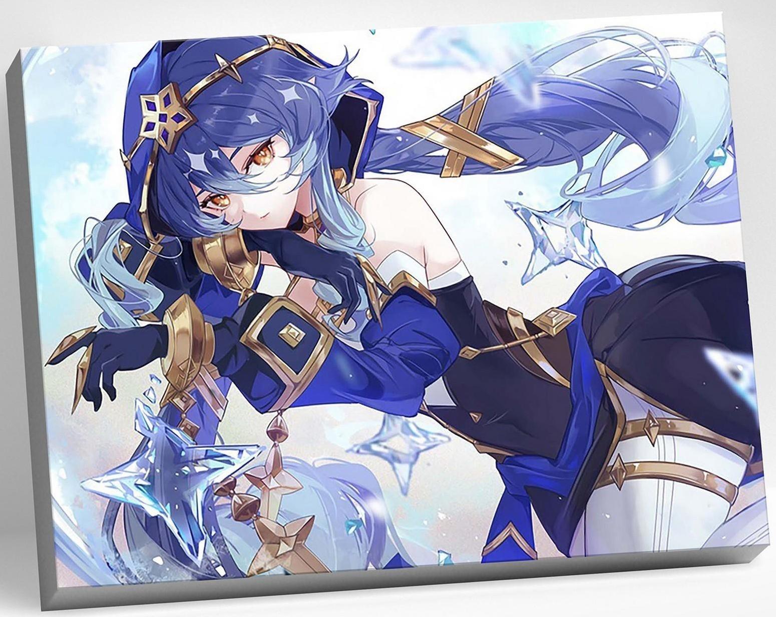 Картина по номерам 30 × 40 см «Геншин. Лайла» 27 цветов