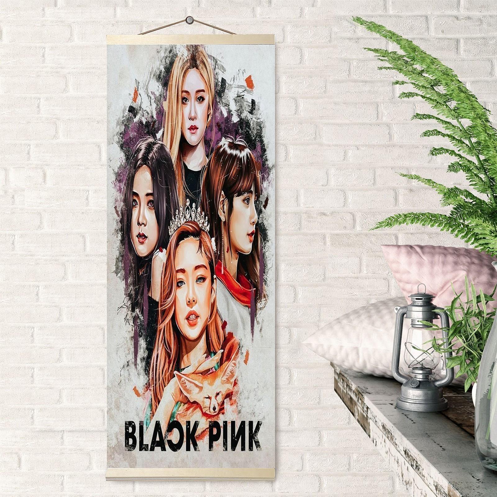 Картина по номерам 35 × 88 см «Панно» «Blackpink» 24 цвета