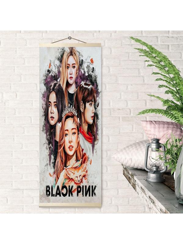 Картина по номерам 35 × 88 см «Панно» «Blackpink» 24 цвета