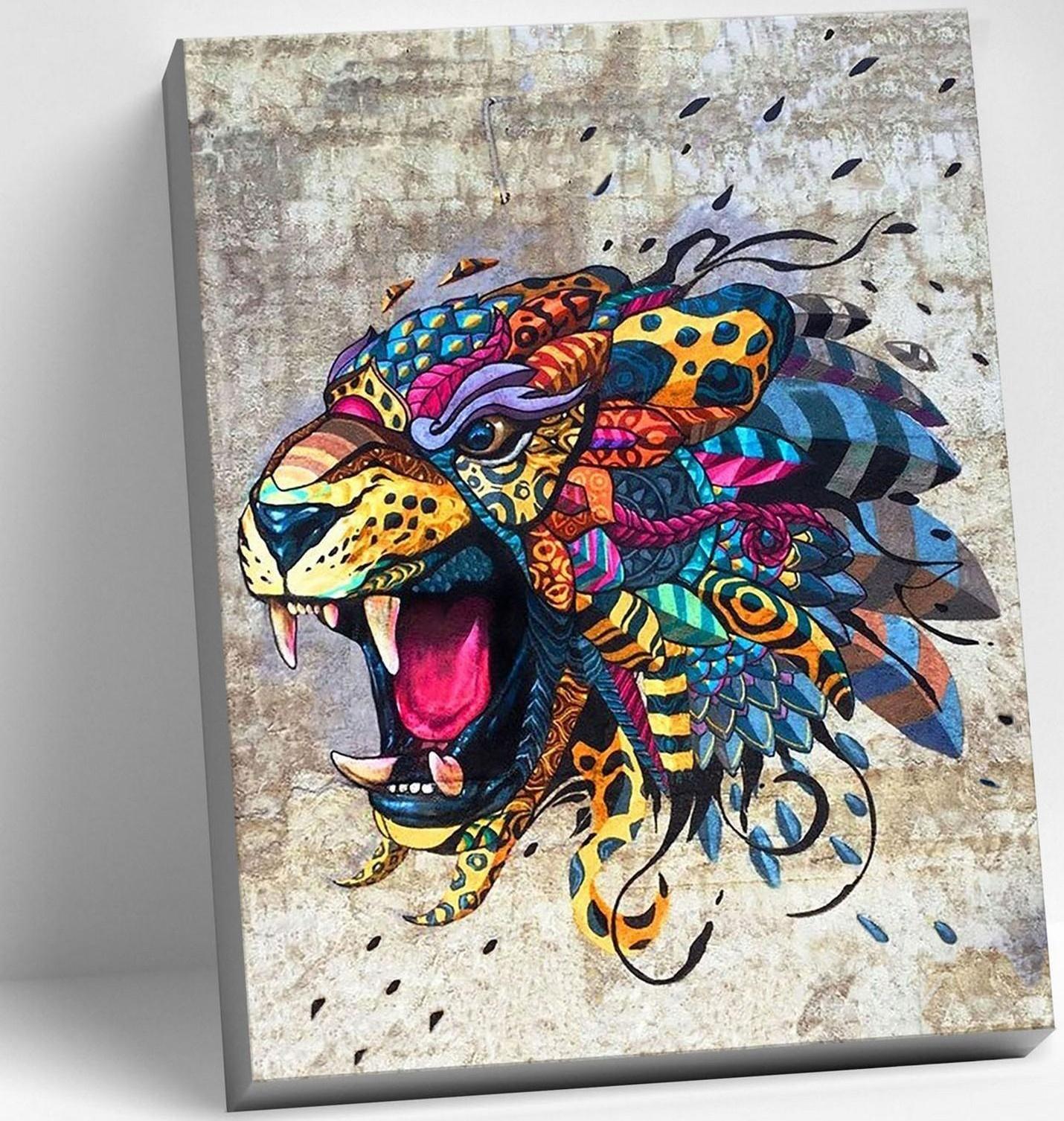 Картина по номерам 40 × 50 см «Уличное искусство граффити» 25 цветов