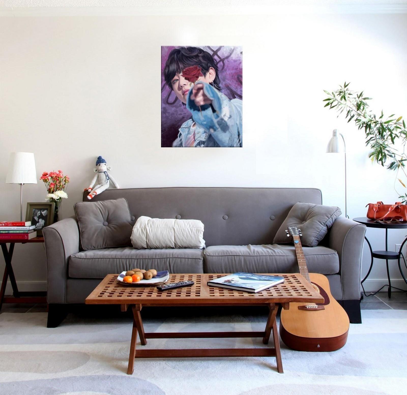 Картина по номерам 40 × 50 см «Bts Ким Тэ Хён» 25 цветов