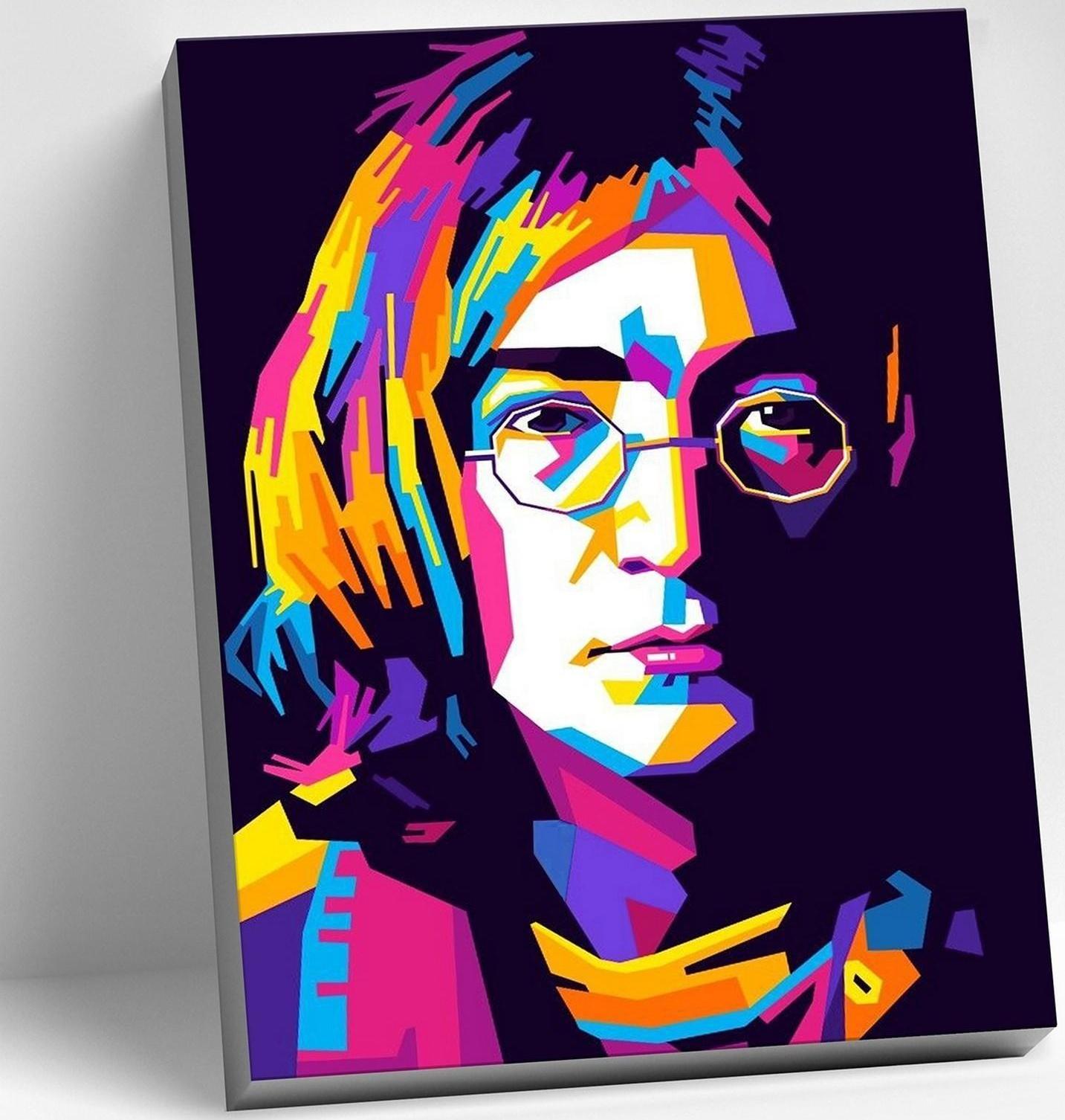 Картина по номерам 40 × 50 см «Джон Ленонн» 11 цветов