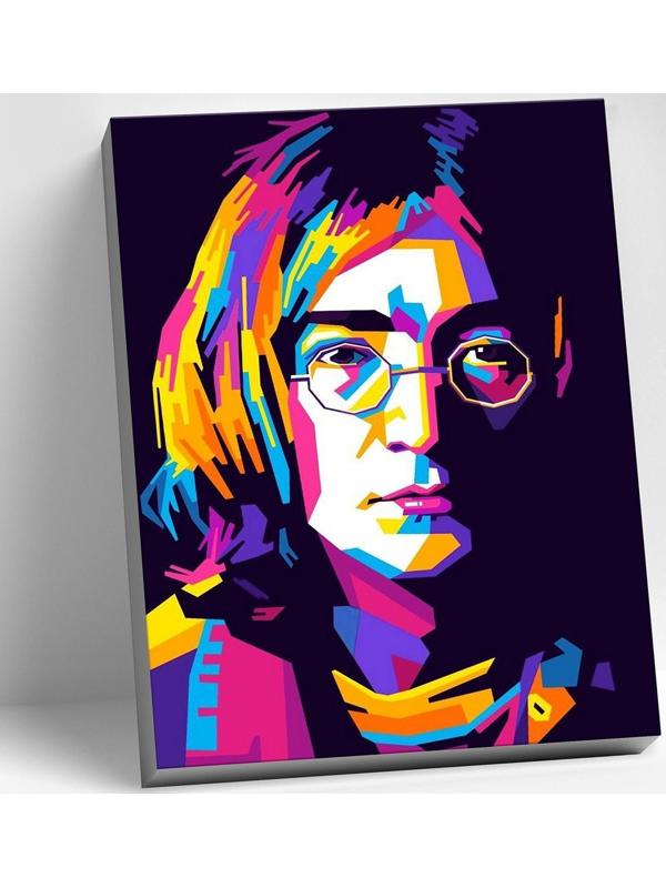 Картина по номерам 40 × 50 см «Джон Ленонн» 11 цветов
