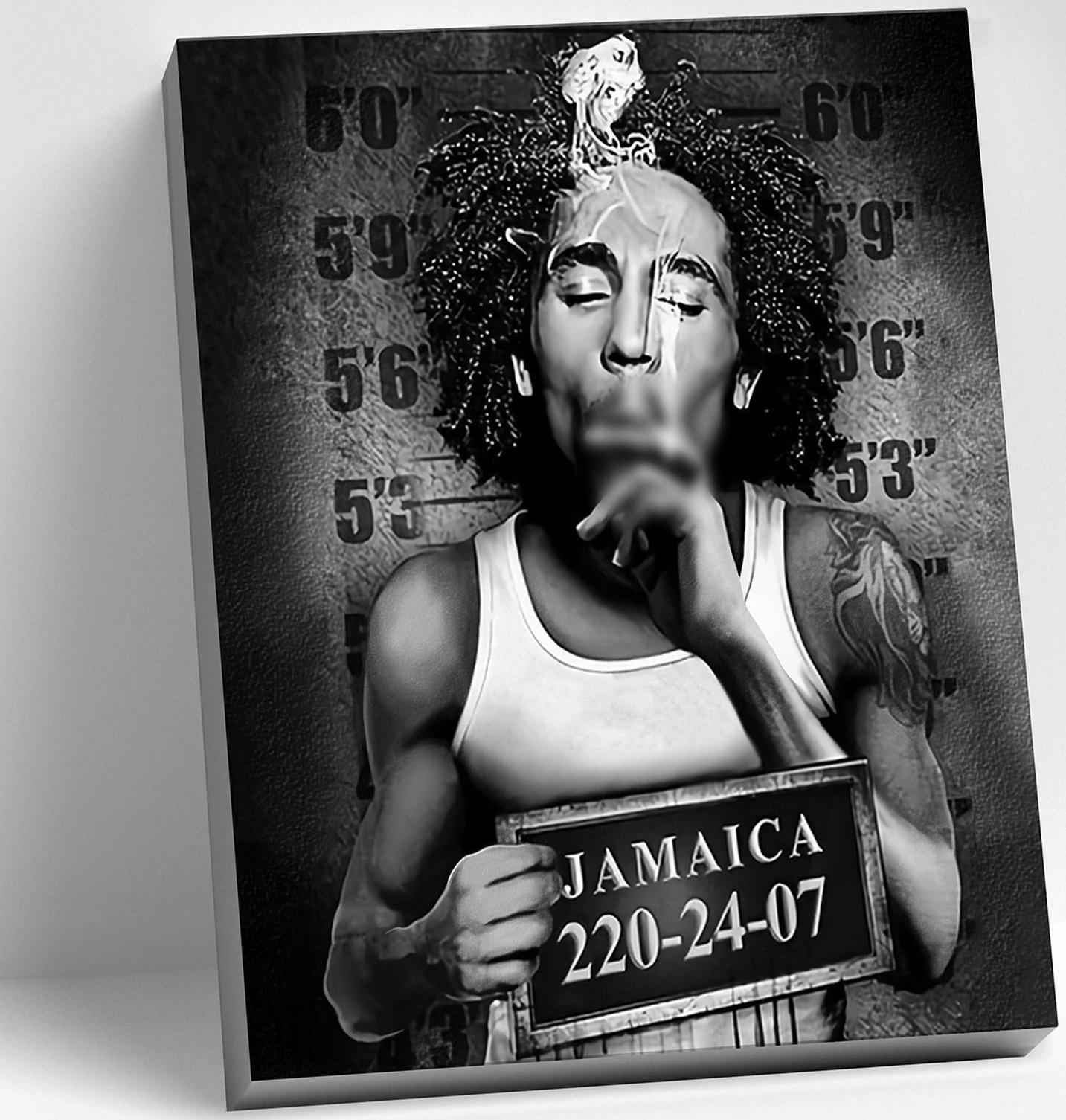 Картина по номерам 40 × 50 см «Боб Марли» 7 цветов