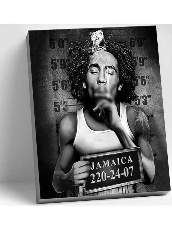 Картина по номерам 40 × 50 см «Боб Марли» 7 цветов