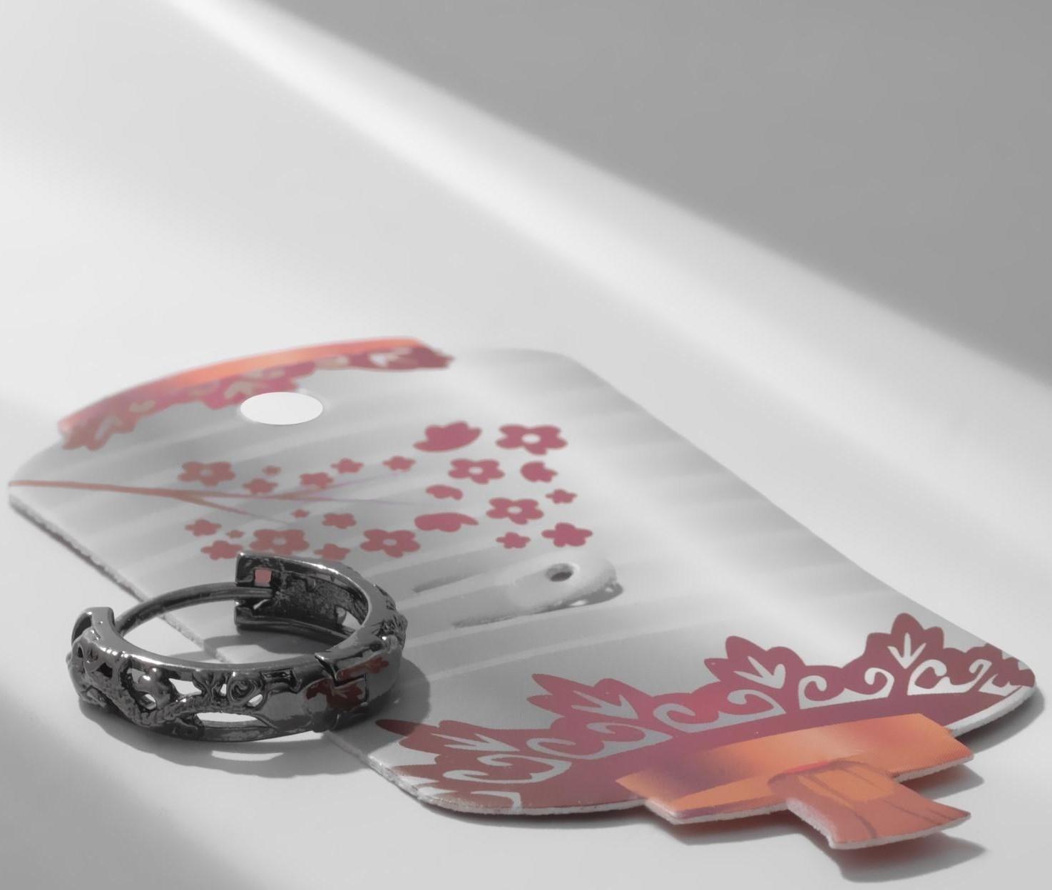 Моносерьга металл 