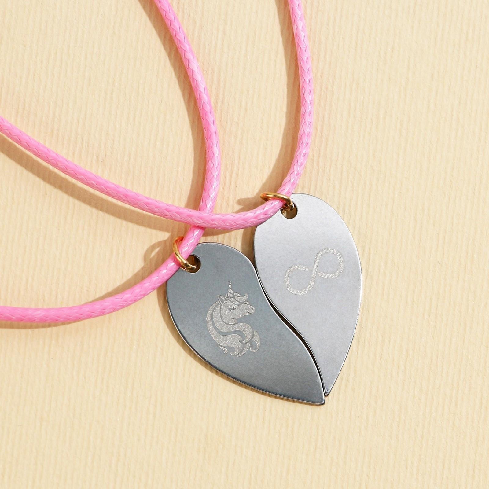 Кулоны неразлучники «Время для чудес», 2 шт, длина 50 см