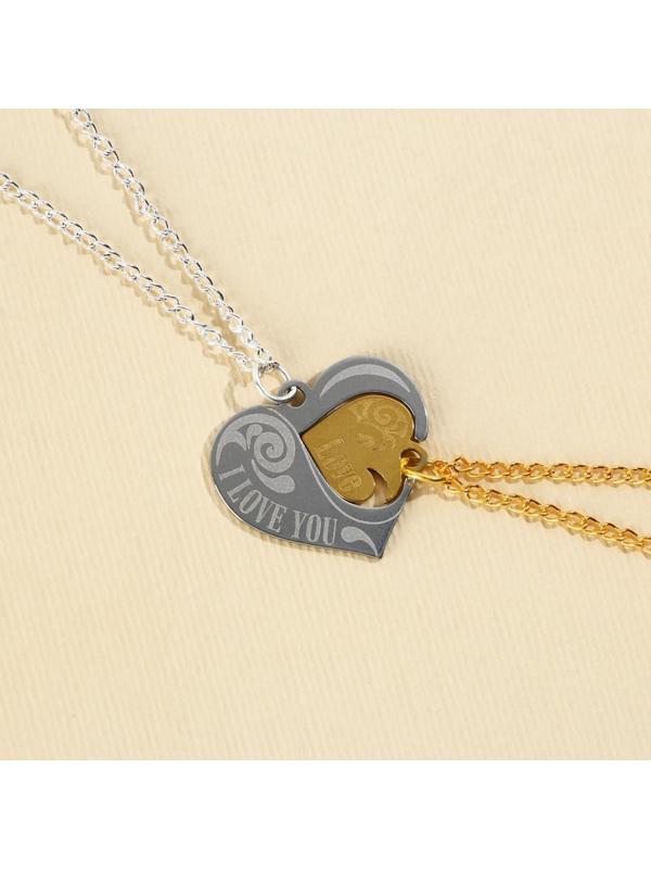 Кулоны неразлучники «I love you», 2 шт, длина 40 см