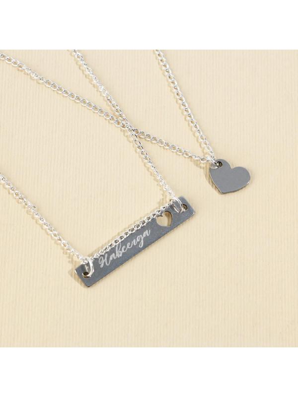 Кулоны неразлучники «Я всегда рядом», 2 шт, длина 40 см