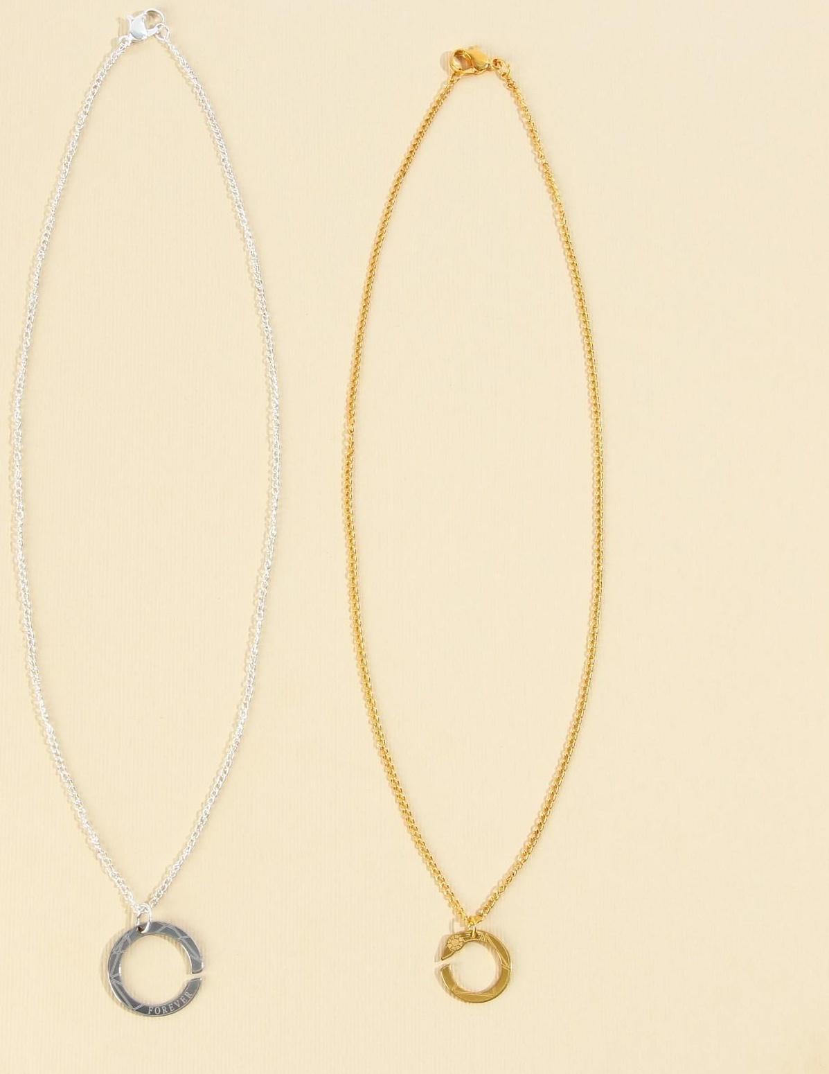 Кулоны неразлучники «Вместе», 2 шт, длина 40 см