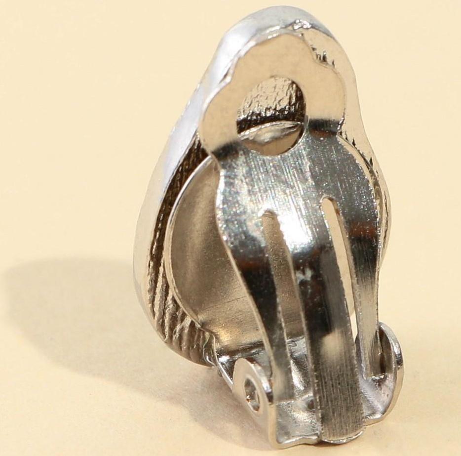 Набор детской бижутерии клипсы и кулон «Авокадно»