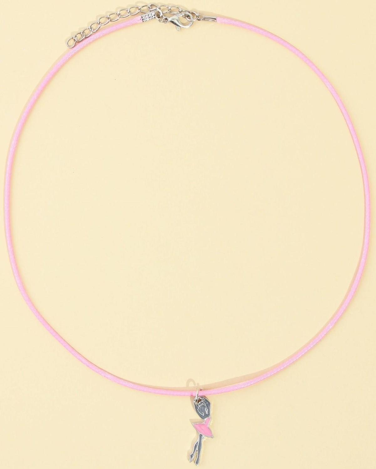 Набор детской бижутерии клипсы и кулон «Живи мечтой»