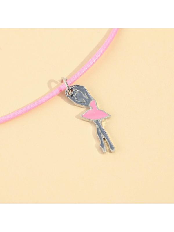 Набор детской бижутерии клипсы и кулон «Живи мечтой»