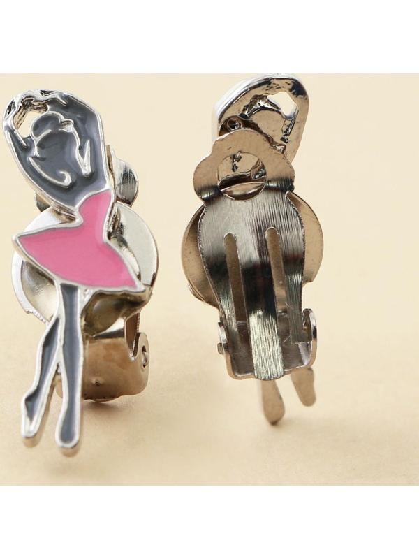 Набор детской бижутерии клипсы и кулон «Живи мечтой»