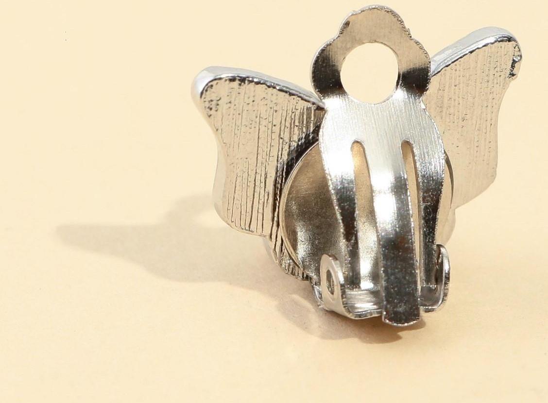 Набор детской бижутерии клипсы и кулон «Я девочка»