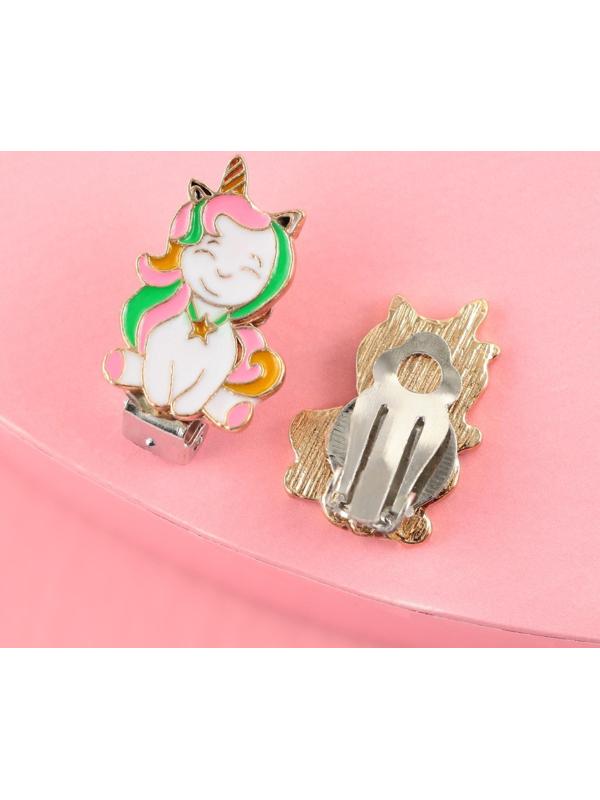 Серьги-клипсы детские «Волшебная»