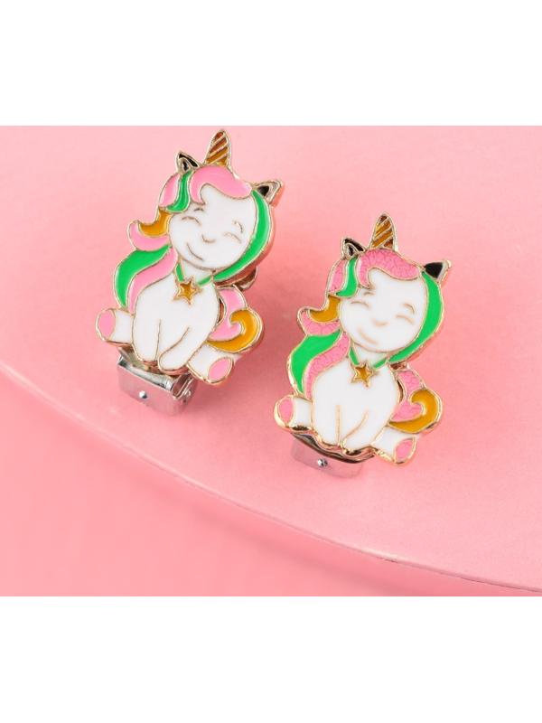 Серьги-клипсы детские «Волшебная»