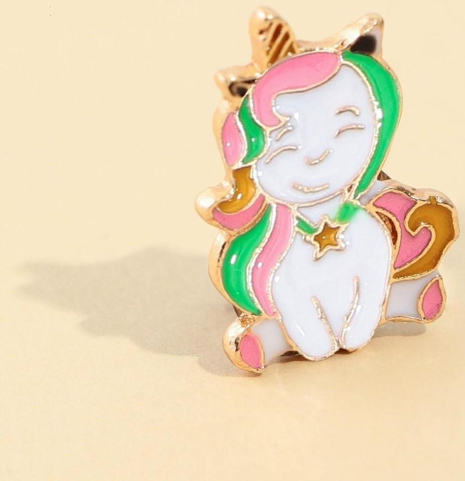 Набор детской бижутерии клипсы и кулон «Твой стиль»