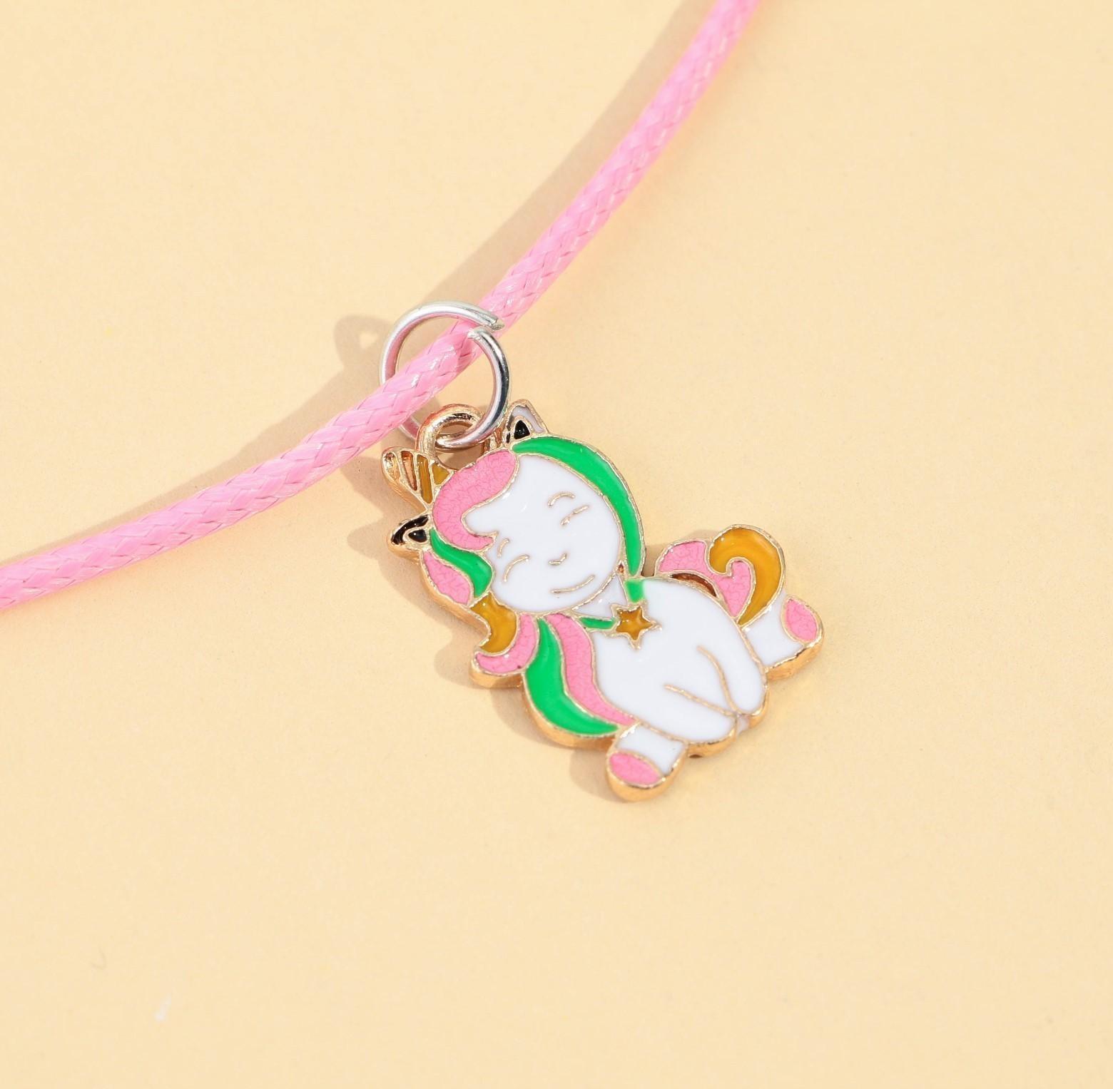 Набор детской бижутерии клипсы и кулон «Твой стиль»