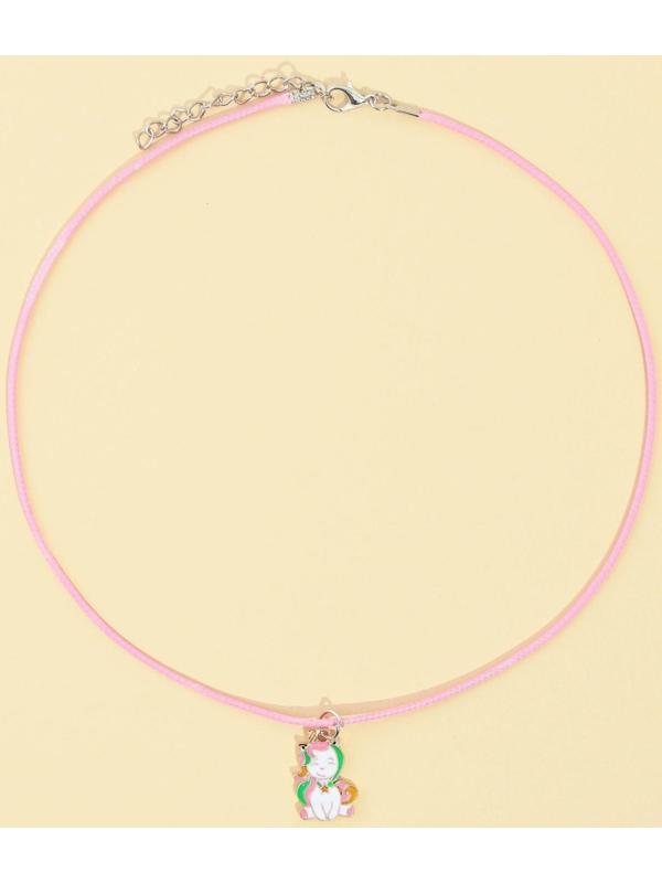 Набор детской бижутерии клипсы и кулон «Твой стиль»