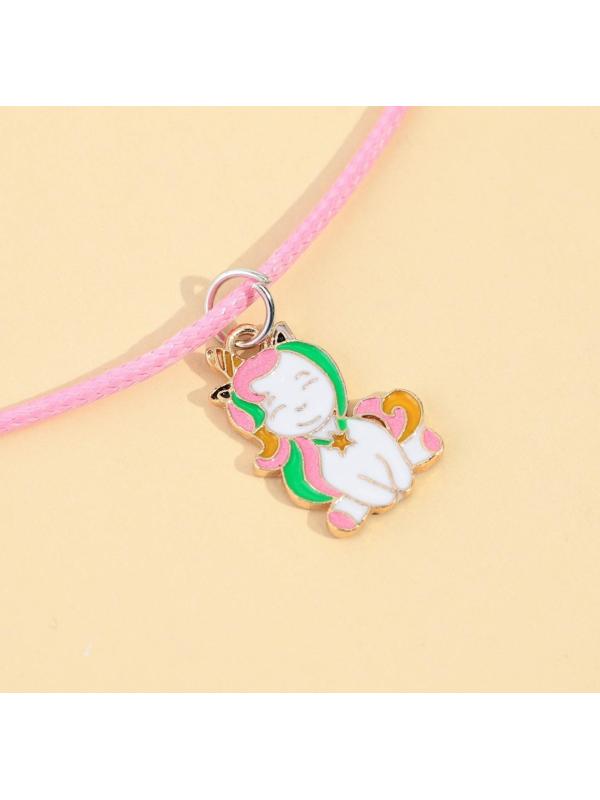 Набор детской бижутерии клипсы и кулон «Твой стиль»