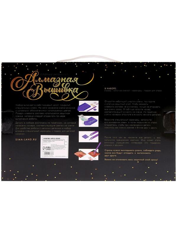 Алмазная вышивка с полным заполнением «Самурай с клинком»‎, холст, 20х30 см