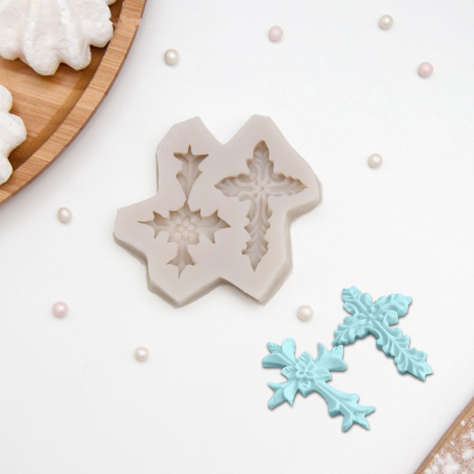 Молд Доляна «Крестики», 7×7 см, цвет МИКС