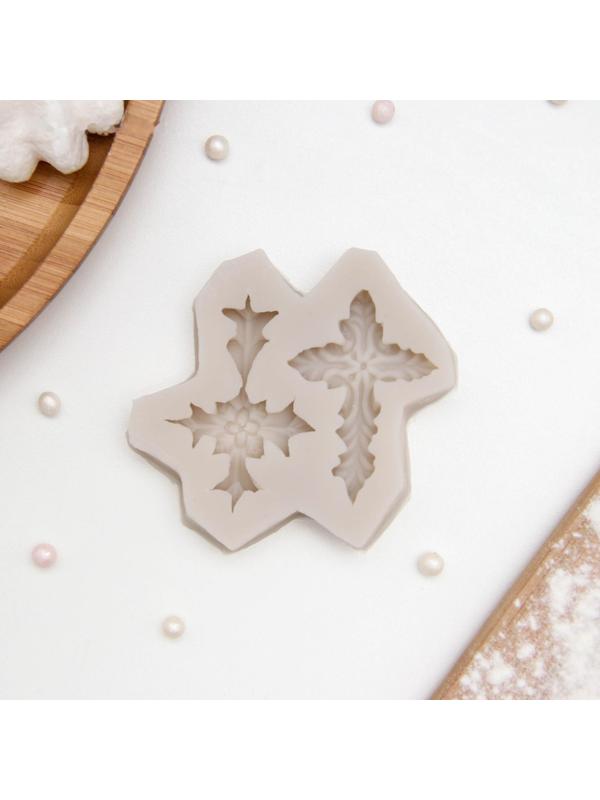 Молд Доляна «Крестики», 7×7 см, цвет МИКС