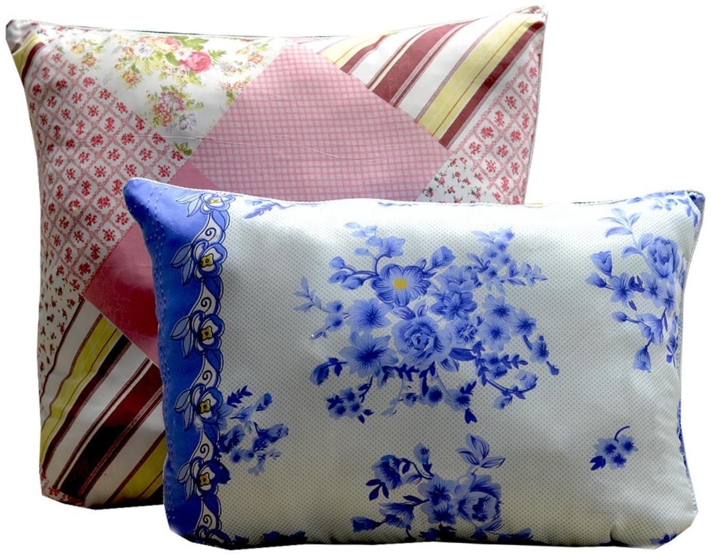 Подушка, 50х70 см, полиэфирное волокно, цвет МИКС