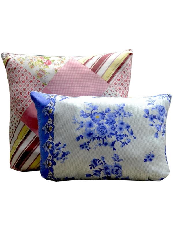 Подушка, 50х70 см, полиэфирное волокно, цвет МИКС