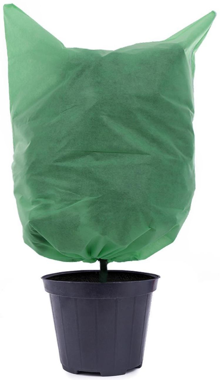 Чехол для растений, прямоугольный на молнии, 120 × 100 см, спанбонд с УФ-стабилизатором, плотность 60 г/м², цвет МИКС