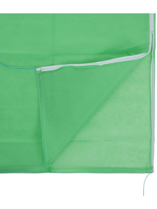 Чехол для растений, прямоугольный на молнии, 120 × 100 см, спанбонд с УФ-стабилизатором, плотность 60 г/м², цвет МИКС