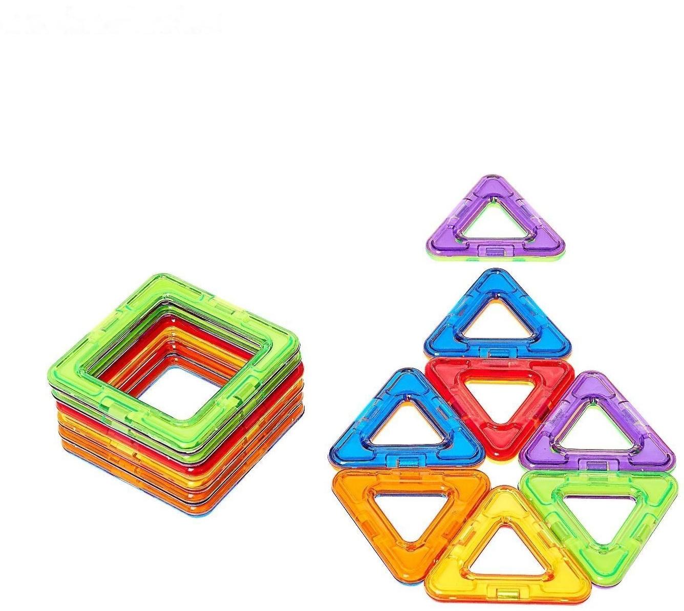 Магнитный конструктор, новогодняя серия, 14 деталей