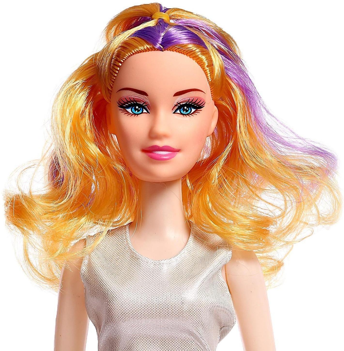 Кукла «Наташа» в платье, высота 41 см, МИКС