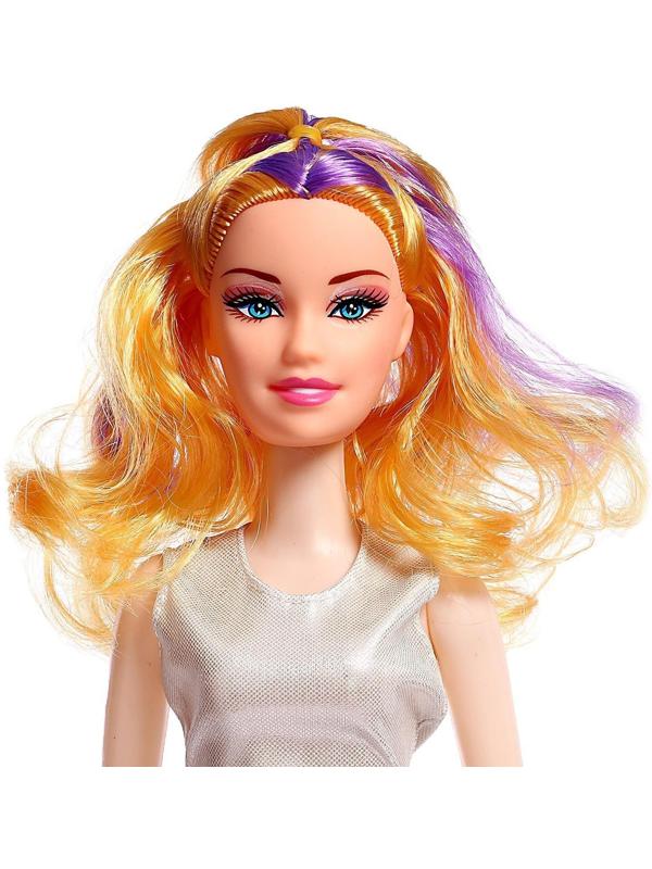 Кукла «Наташа» в платье, высота 41 см, МИКС