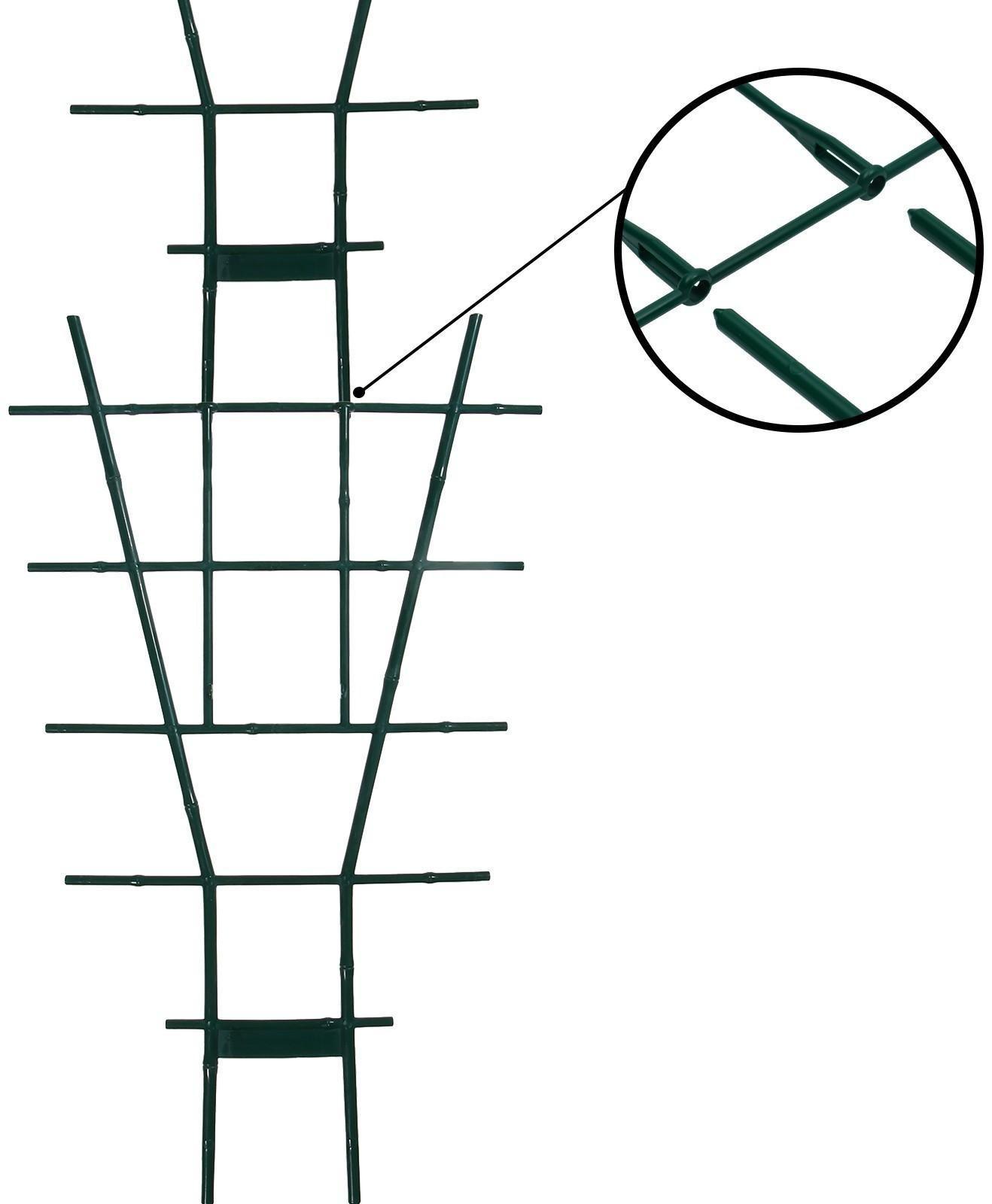 Шпалера, 48 × 29 × 0.5 см, пластик, зелёная, Greengo