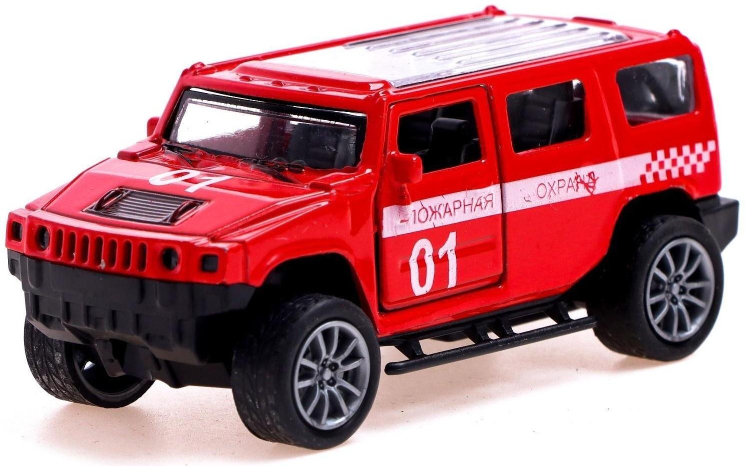 Набор машин металлических «Спецслужбы», 4 штуки, 1:48, инерция, открываются двери