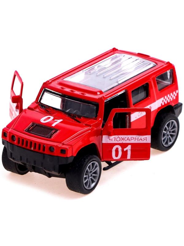 Набор машин металлических «Спецслужбы», 4 штуки, 1:48, инерция, открываются двери